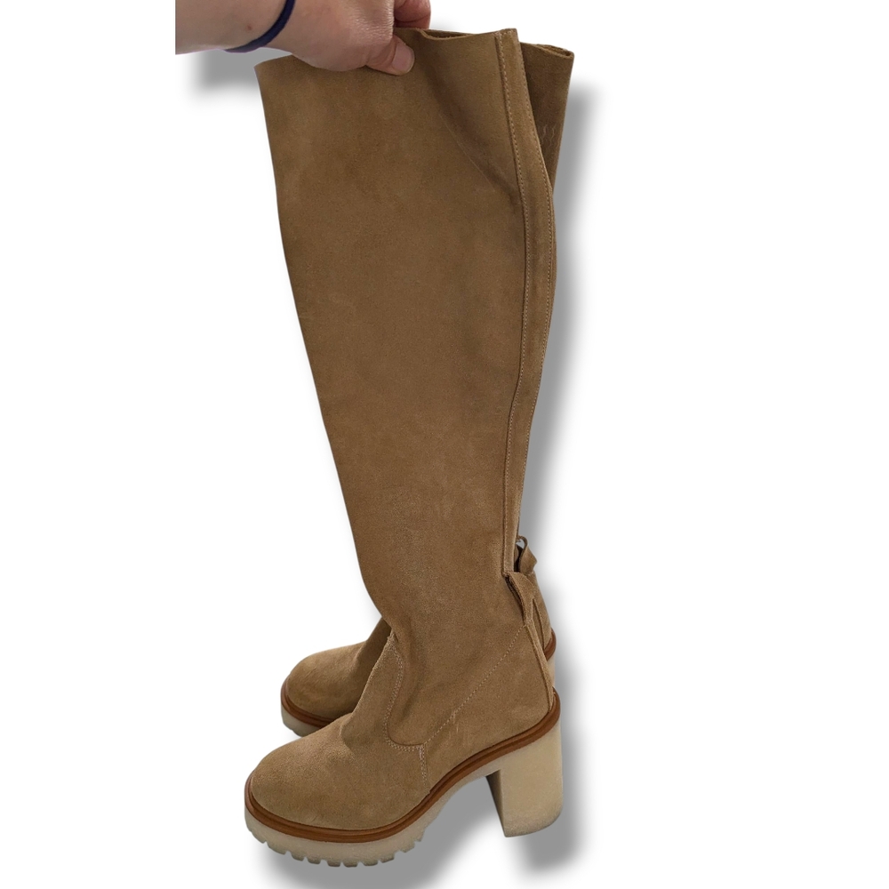 Free People Beige Jasper Heeled Boots - Picture 11 of 16